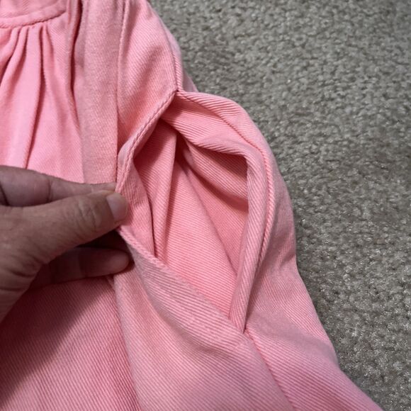 Vintage Prarie Aline Pink Skirt Cottage Core XS Cotton Feminine Coquette Twee - Picture 15 of 16